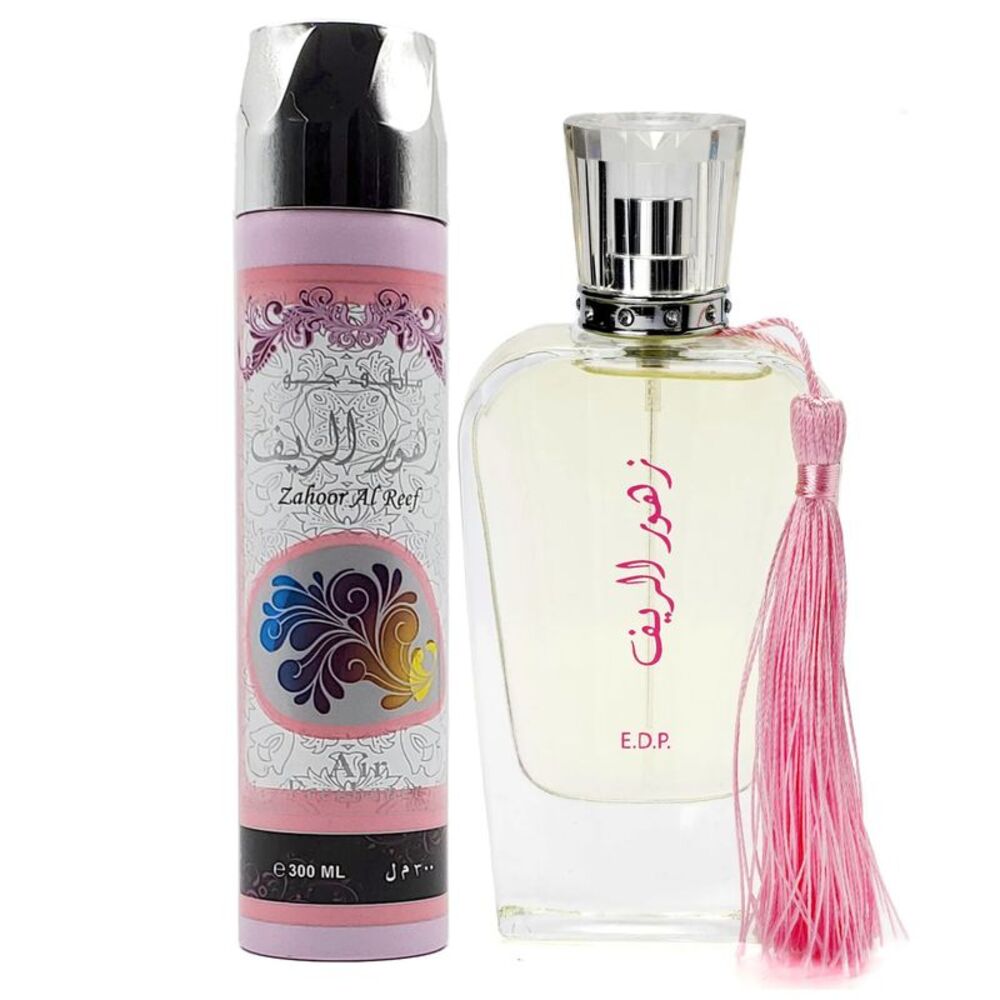 Ard Al Zaafaran Zahoor Al Reef for Women 2pc Set (2.7 EDP Spr + 1.6 Deo) - New